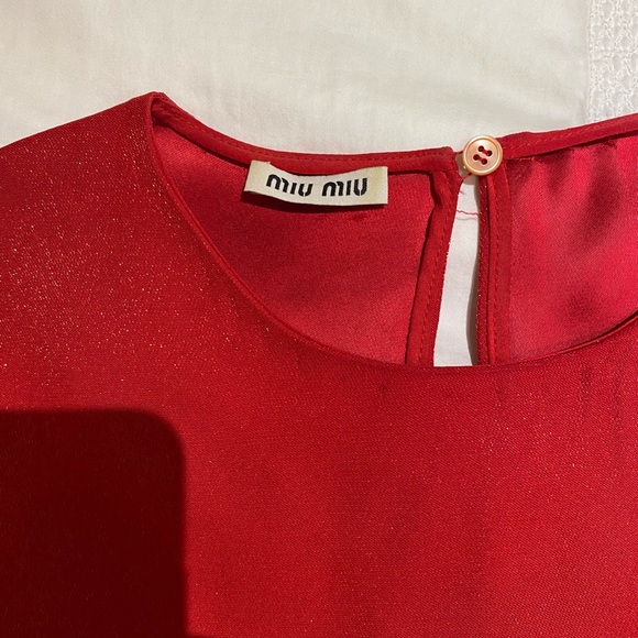 Miu Miu Red Top - Picture 2 of 7